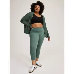 NWT Torrid Forest Green Crop High Waist Signature Leggings Plus Size: 2X (18/20)
